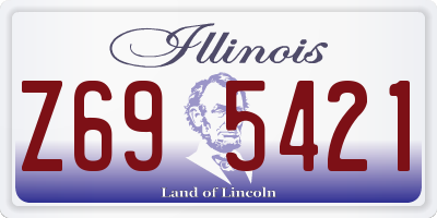 IL license plate Z695421
