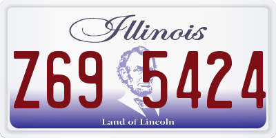 IL license plate Z695424