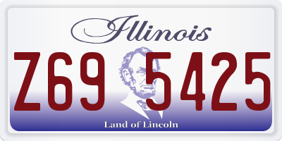 IL license plate Z695425