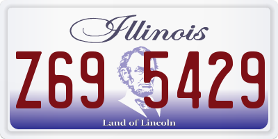 IL license plate Z695429