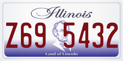 IL license plate Z695432
