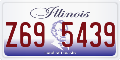 IL license plate Z695439