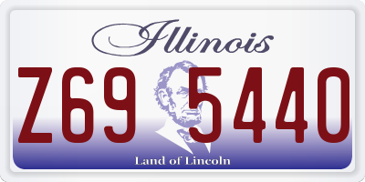 IL license plate Z695440