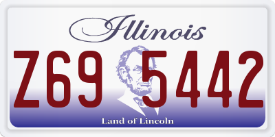 IL license plate Z695442