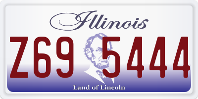IL license plate Z695444
