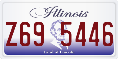 IL license plate Z695446