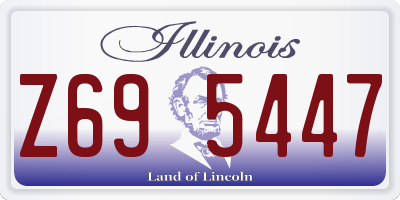 IL license plate Z695447