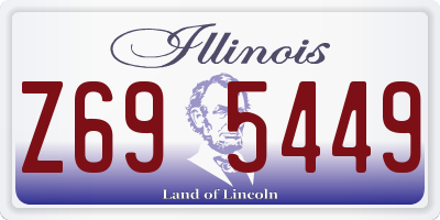 IL license plate Z695449