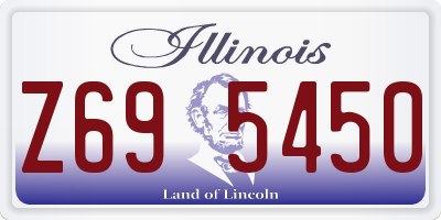 IL license plate Z695450