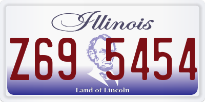 IL license plate Z695454