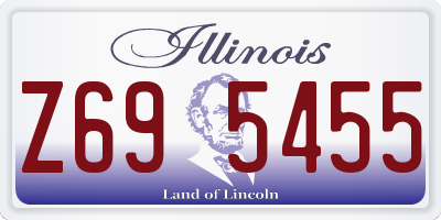 IL license plate Z695455