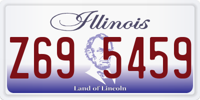IL license plate Z695459