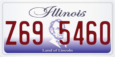 IL license plate Z695460