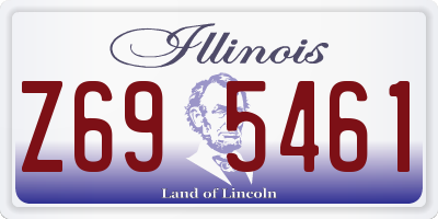 IL license plate Z695461