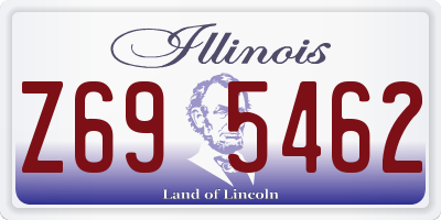 IL license plate Z695462