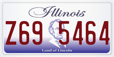 IL license plate Z695464