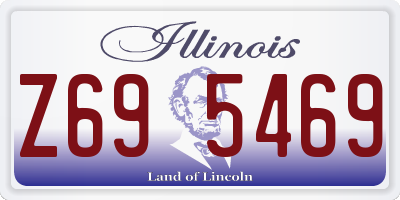 IL license plate Z695469