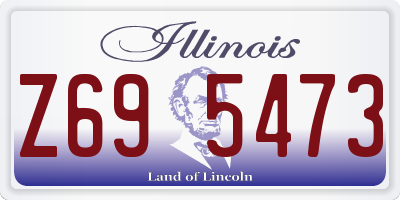 IL license plate Z695473