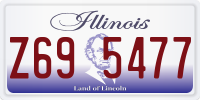 IL license plate Z695477