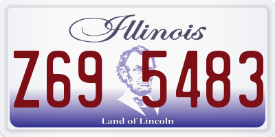 IL license plate Z695483