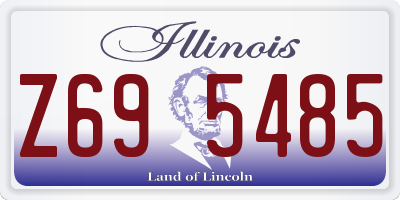 IL license plate Z695485