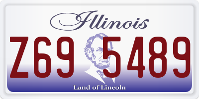IL license plate Z695489