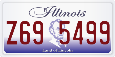 IL license plate Z695499