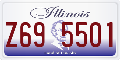 IL license plate Z695501