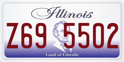 IL license plate Z695502