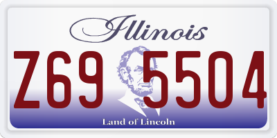 IL license plate Z695504