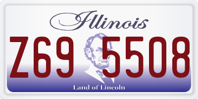 IL license plate Z695508