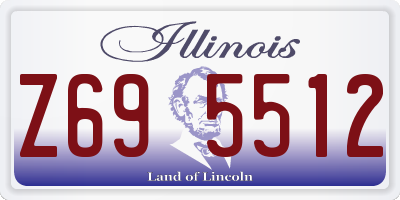 IL license plate Z695512