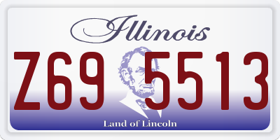 IL license plate Z695513