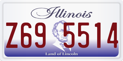 IL license plate Z695514