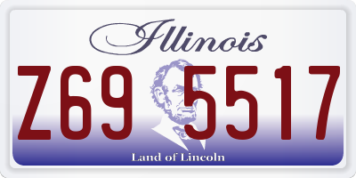 IL license plate Z695517