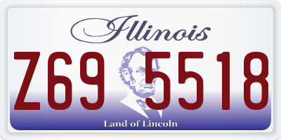 IL license plate Z695518