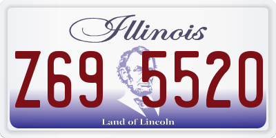 IL license plate Z695520