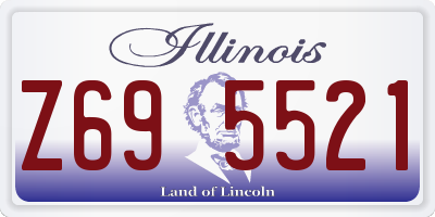IL license plate Z695521