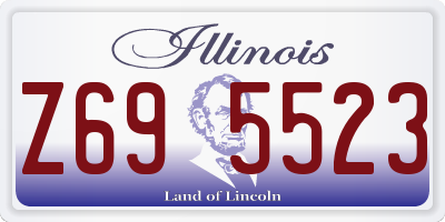 IL license plate Z695523