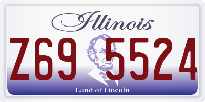 IL license plate Z695524