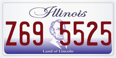 IL license plate Z695525