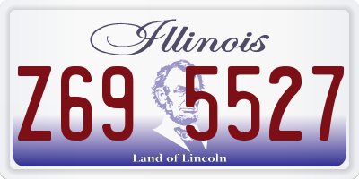 IL license plate Z695527