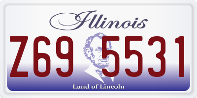 IL license plate Z695531