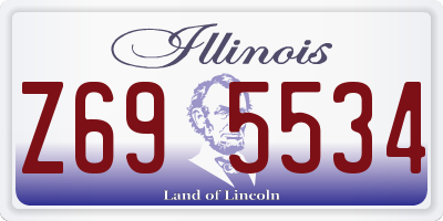 IL license plate Z695534