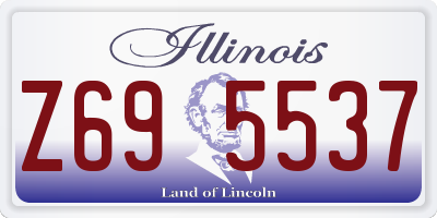IL license plate Z695537