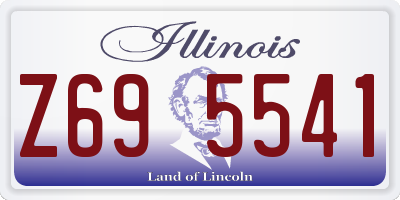 IL license plate Z695541
