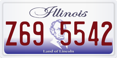 IL license plate Z695542