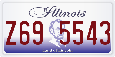 IL license plate Z695543
