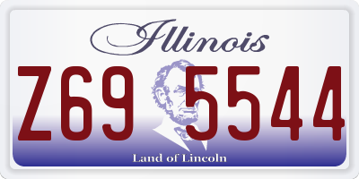 IL license plate Z695544