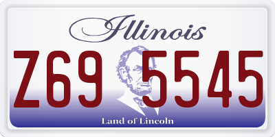 IL license plate Z695545